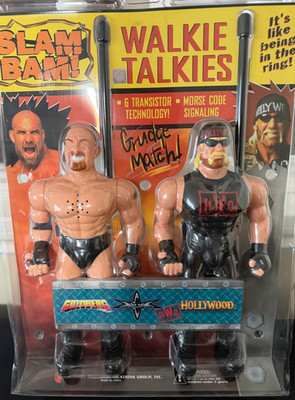 WCW Slam Bam Walkie Talkies Goldberg vs Hollywood Grudge Match NIB