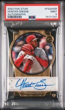 Hunter Greene 2022 Topps Five Star Auto PSA 9 RC