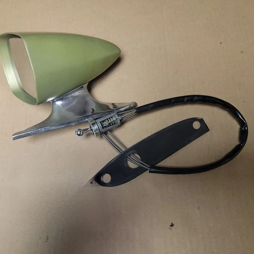 1969 Mercury Cougar XR7 Driver Left Side Sport Mirror with chrome base very nice