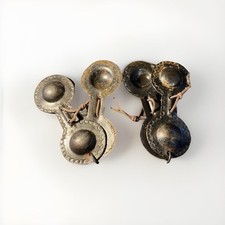 Moroccan Pair Morocco Gnawa Iron Castanets Qaraqueb Qraqeb Castanettes