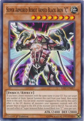 Super Armored Robot Armed Black Iron ''C'' - SAST-EN097 - Common - 1st Edition - L
