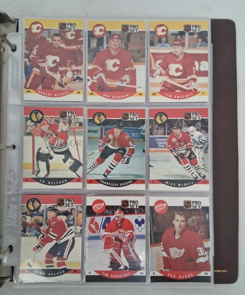NHL 曲棍球职业套装卡片装订套装 400 多张卡近乎完整 — 第 3/4 张图片