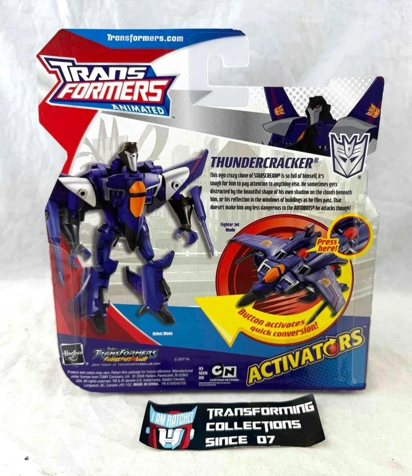 Transformers Animated Activators Thundercracker MOSC - Image 2 of 2
