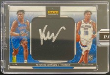 2023-24 Panini Instant Keyontae Johnson RC Icon & Association Auto /10 #IA-28