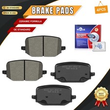 Rear Ceramic Brake Pads Set for 2020-2025 Ford Explorer Base 2024-2025 Mustang