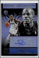2020-21 Panini Illusions #TC-TDE Tony Delk Trophy Collection Signatures