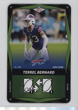 2024 Uno Elite Green Terrel Bernard #020 0c4