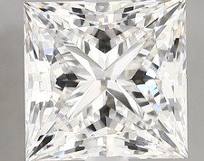 Lab-Grown Diamond 3.16 Ct Princess E VVS2 Quality Excellent Cut GIA Certified 825.38 per carat