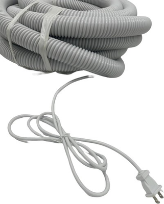 #ad #ad 35#x27; High Voltage Central Vacuum Hose w Pigtail Cord On Off Switch Crushproof $175.99