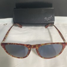 Preowned Sunglasses by Persol Tortoise Shell Look with Case. Non folding.