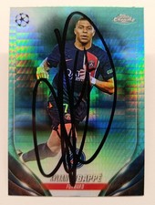 Kylian Mbappe Topps 2024 Chrome Auto 1/1 Card 21 PSG Hand Signed / Video Proof