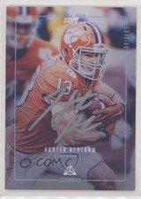 2019 Panini Luminance Draft Day Signatures Silver Ink Hunter Renfrow Auto 02xt