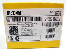 Box of 100 Bussmann AGC4 250 Volt 4 Amp 1/4" x 1-1/4" Glass Fuses Fast Acting
