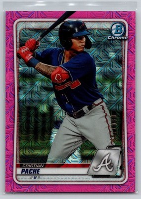 2020 Bowman Chrome Christian Pache Prospects Pink Refractor /199 #BCP-5