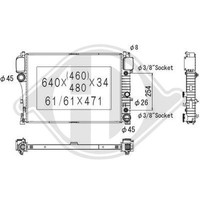 KüHler MotorküHlung Diederichs DCM2420 Diederichs Climate FüR Mercedes Benz