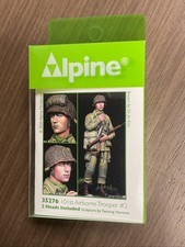 1/35 Alpine 35276 101st Airborne Trooper 2 2 Heads/Unpainted 