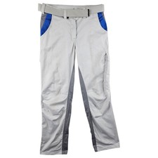 CWS Boco Trousers Grey Cargo Pockets Belted Cargo Trousers Womens Size W28 L32