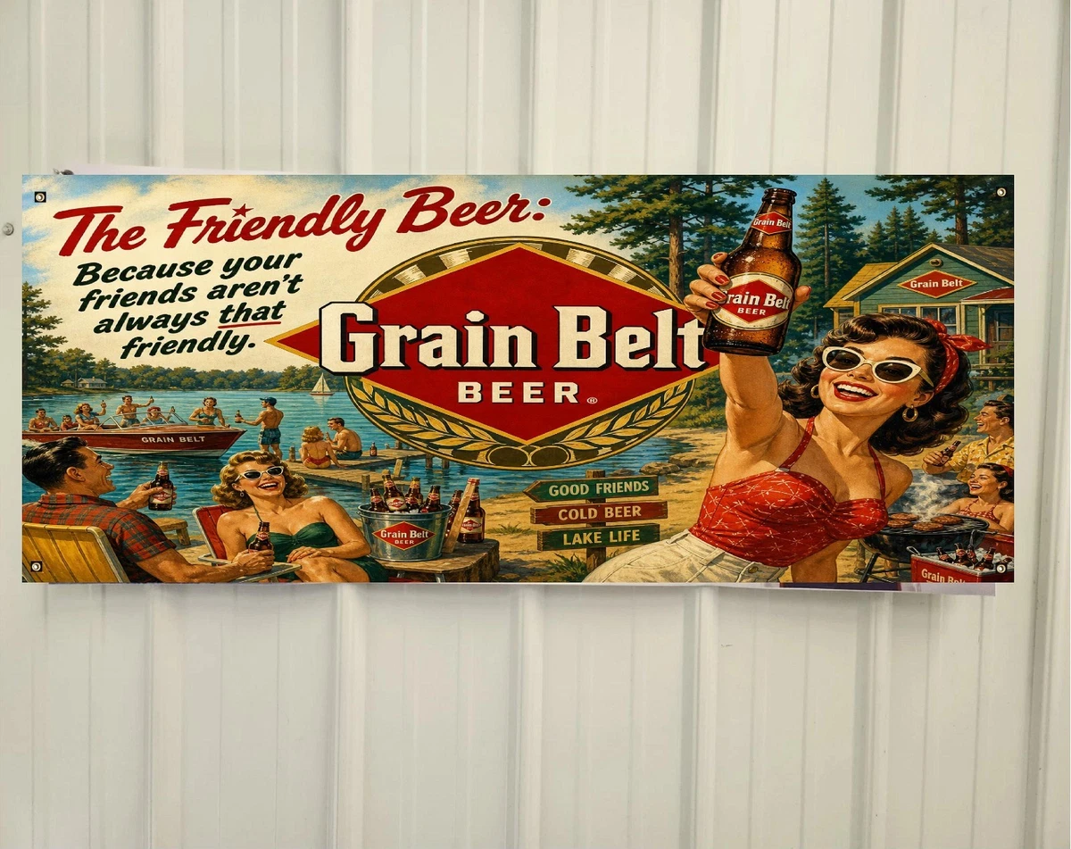 grain belt beer sign products for sale | eBay