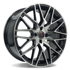 17x7.5 Traklite Limiter Machined Face Black 4x100 Et40 Wheels Set 4