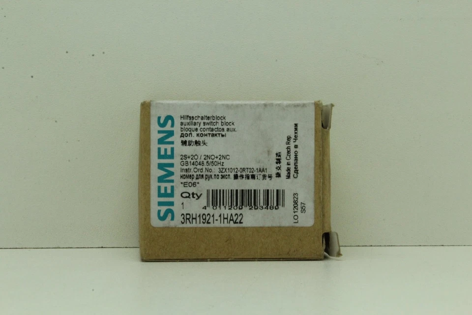 Siemens 3RH1921-1HA22 Hilfsschalterblock "Neu&OVP" - Bild 1 von 1