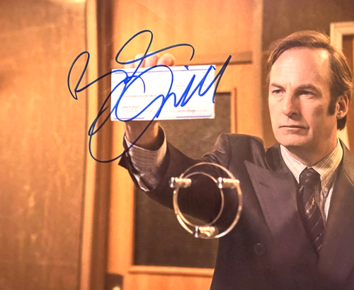 Autographe original authentique signé Bob Odenkirk (BETTER CALL SAUL) 8x10" avec certificat d'authenticité - Photo 1/5