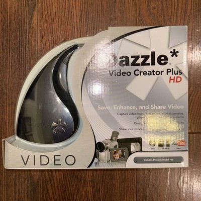 Dazzle DVC-107 Video Creator Plus HD Pinnacle USB Video Capture Device New Open