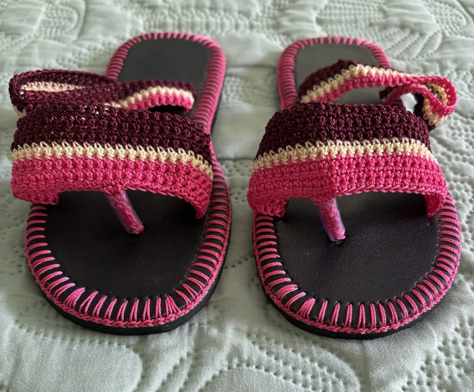 Sandalias africanas de ganchillo Foto 3 de 4