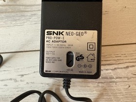 BOXED NEO GEO AES CONSOLE 1 (ONE) CONTROLLER PRO 4 GAMES 110/220 AC Adapter