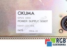 E0451-521-016 OKUMA - Reconditionné - Garantie 24 mois