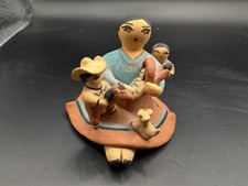 Cuentacuentos miniatura vintage nativos americanos Jemez Rose Pecos firmada