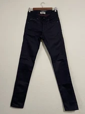 Naked & Famous Jeans Mens 28 Wine Dyed Weft Selvedge Super Skinny Guy Denim