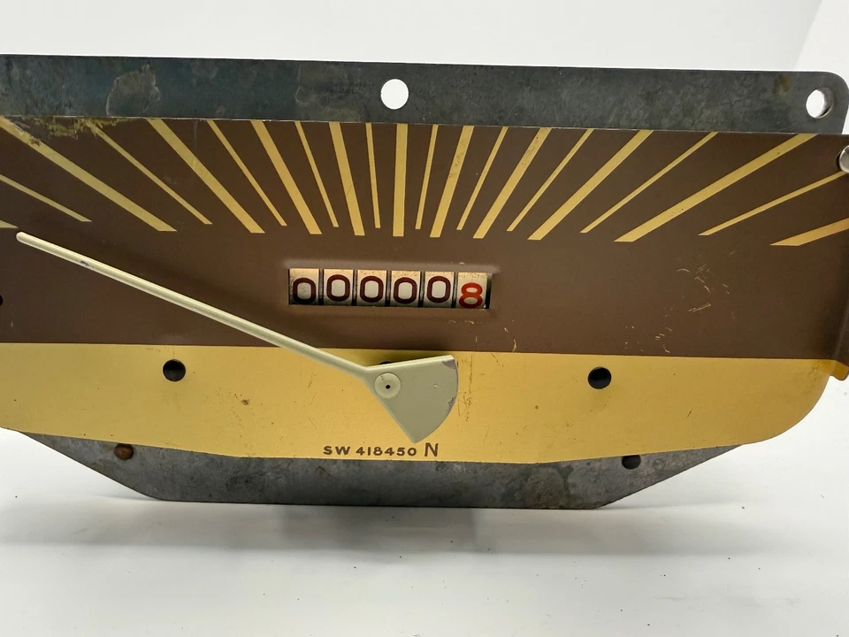 Nuevo de Lote Antiguo Ford Deluxe Velocímetro Stewart-Warner 418450 N | ¡PROBADO Y FUNCIONANDO! Foto 4 de 4