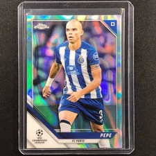 2021-22 Topps Chrome UEFA UCL PEPE Aqua Lava #185