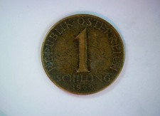 Austria 1960 1 Schilling Second Republic Edelweiss type Coin