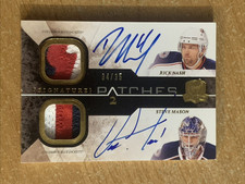2010-11 The Cup Signature Patches Dual #SP2NM Rick Nash Steve Mason /35