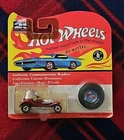 Hot Wheels Red Baron Blue Vintage Collection with Button