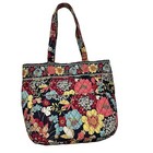 Vera Bradley Happy Snails Large Tote Purse Magnetic Snap Closure 3 Pockets Vtg