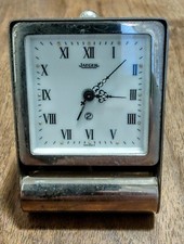 Sveglia da viaggio vintage Jaeger, Swiss Made. Dim. cm : h 8,5 - l 5,7 - p 2,3