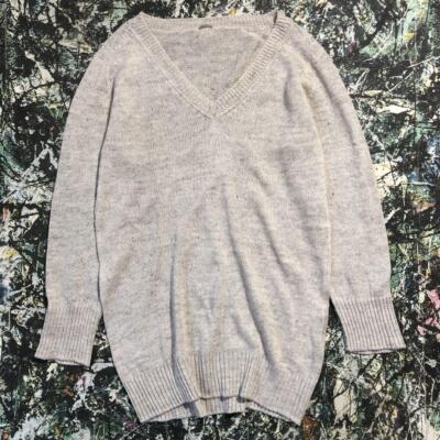 Margaret Howell Woman's Knit Gray Beige Tops Ladies Beauty product casual