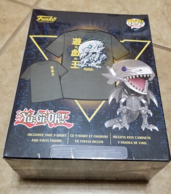 Funko Pop! Tees Yu-Gi-Oh Blue Eyes White Dragon Size Medium