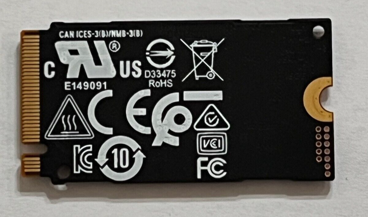 SAMSUNG 256GB SSD M.2 2242 PM991 NVME PCIe MZALQ256HAJD MZ-ALQ2560