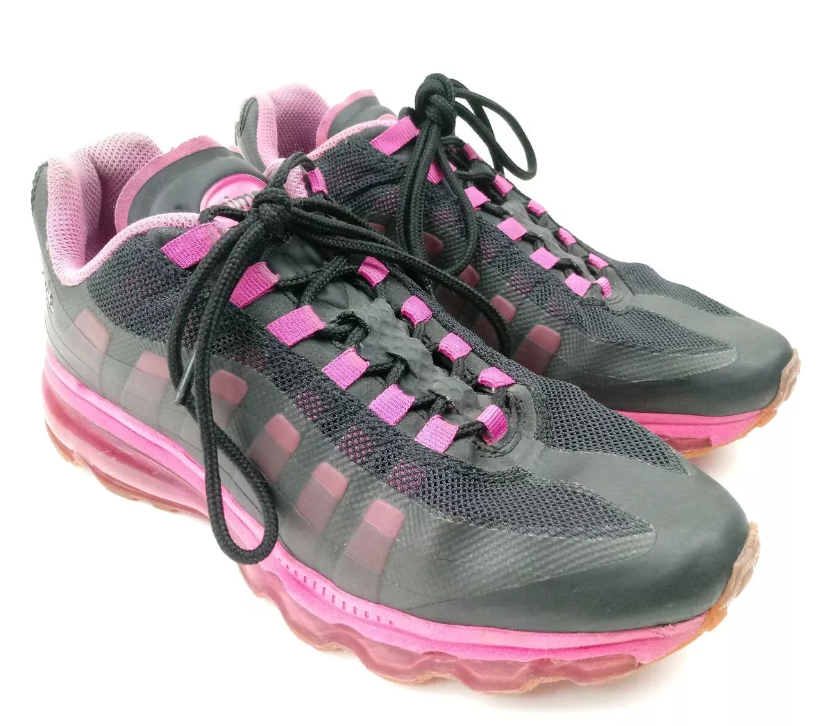 Nike Max 95 360 Girls Sneakers Black-Desert Pink 512076-003 Womens 5.5Y | eBay