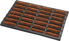 Addis Terrington Door Mat HD Rubber Tuff 100% Natural Coir Bristle 60x40cm