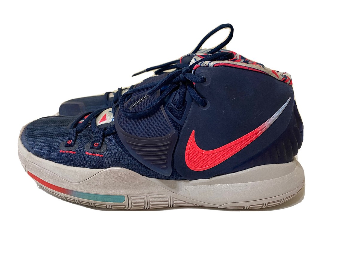 Nike Kyrie USA Navy midnight/Laser Crimson BQ4630-402 men's Size