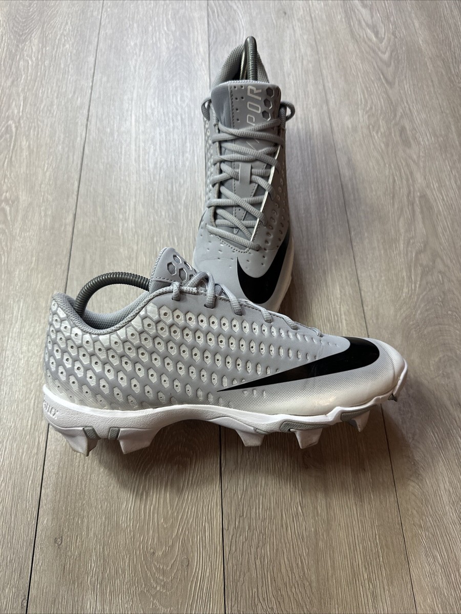 Nike Vapor Fastflex Mens Sz 10 Football Soccer Cleats Gray 