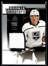 2022-23 SP Game Used Rookie Sweaters Brandt Clarke #RS-BC MB001