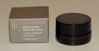 True Botanicals Resurfacing Moisture Face Mask 0.35 Oz 10 mL Mini Size NIB