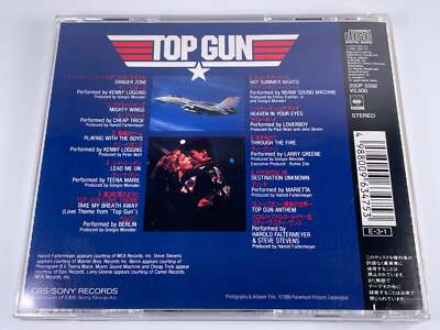 Top Gun Soundtrack Kenny Loggins Japan Import 25DP-5392 | eBay