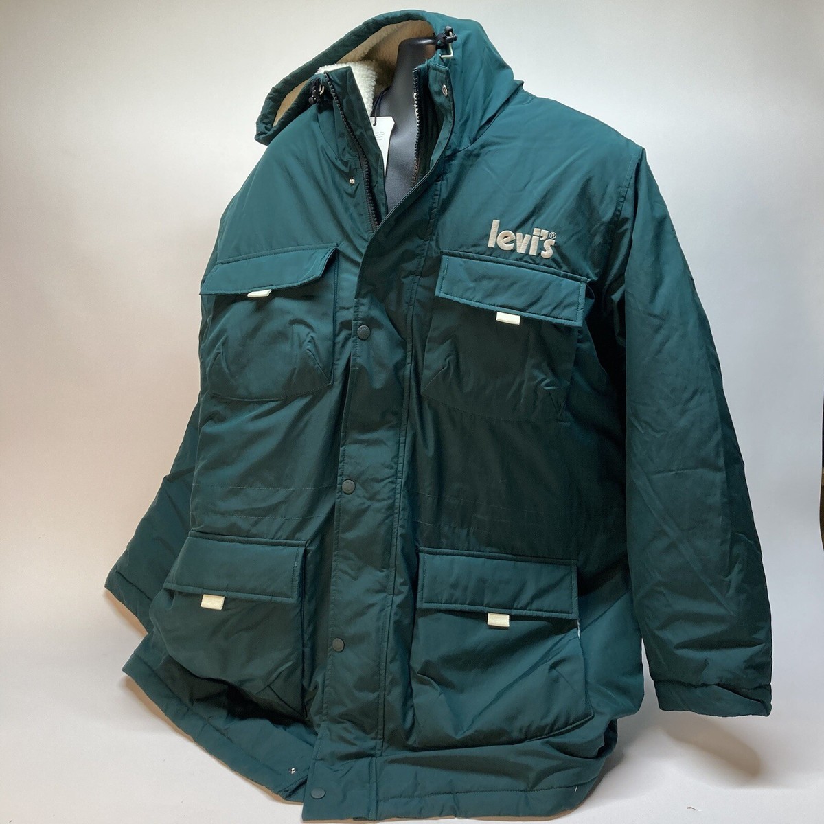 Levi’s EASTPORT UTILITY JACKET Color-Green Style A35620001 Size XL New NWT