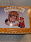 Lot of 2 Hallmark 1997 Merry Miniatures APPLE HARVEST & BASHFUL VISITORS - NEW — photo 3